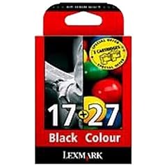 Lexmark 80D2952 17/27 Tintenpatrone schwarz und dreifarbig Standardkapazit�t schwarz:7.4ml,Farbe:9.2ml schwarz:210SS,Farbe:175SS 2er-Pack