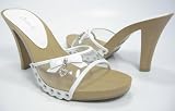 Clear White Slides Hearts Sandals Sexy! Womens