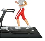 Treadmill Mat – Rubber Fitness Equipment Mat – Black in color – 1/4″ thick
