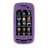 Dark Purple Rubberized Snap On Crystal Hard Case for AT&T Samsung Impressio ....