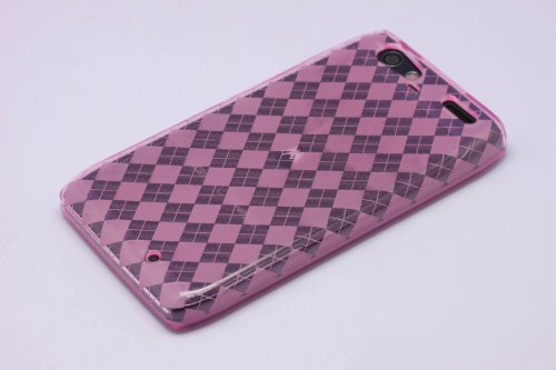 Cruzer Lite Argyle TPU Skin Case for Razr Maxx - Side