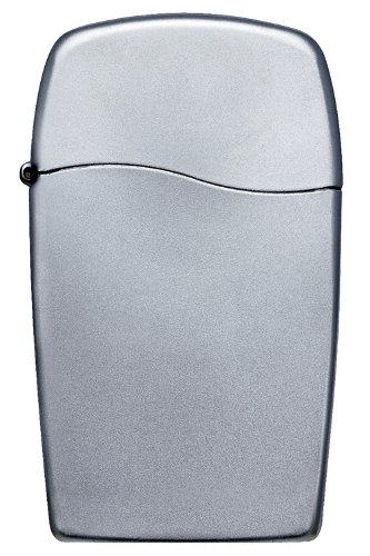 New Zippo Dusted Chrome BLU Lighter Rugged Reliability Classic Styling Flint-Wheel Ignition