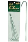 Tent Accessories Online Shop Ranking 42. Steel Tent Skewer Stake Pegs 7-inch, 6-pc Set