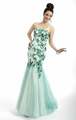 Chiffon/Taffeta/Tulle  Crystals Crystal Lace Beaded Applique  Ball Gown Bridesmaid Dress/Quinceanera Dress 