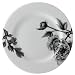 Royal Worcester Black Peony Bread and Butter Plate 6- 1/2 inch