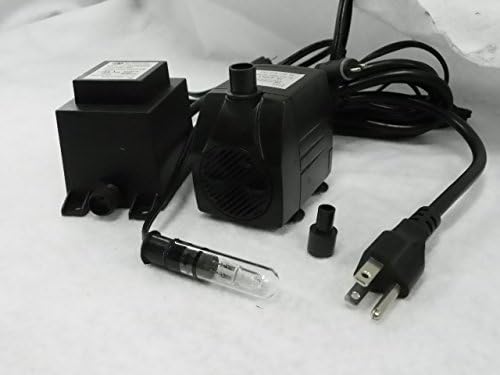 American Pond 160 GPH APJR600 Submersible Fountain Pump with 10 Watt Finger Light