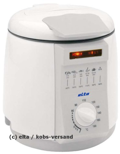 1 Liter Minifriteuse Single-Fritteuse elta FT101WF