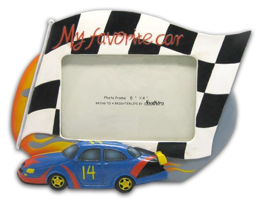 Bollo Regalo Blue Racing Car Photo Frame 6x4" C179080-2B