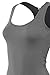 Bozzolo Women's Basic Cotton Spandex Racerback Solid Plain Fitted Tank Top
