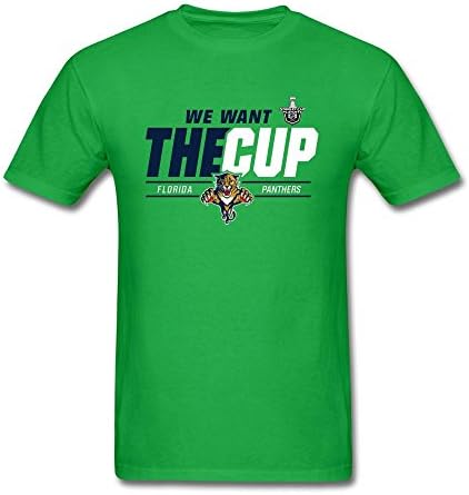 EHFKE Men's T-Shirts Florida Panthers 2016 Stanley Cup Playoffs Bound We Want The Cup
