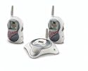 Fisher-Price Private Connection Monitor with Dual Receivers - White and Grey