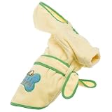 Jakks Pacific Soft Terry Bathrobe For Dogs, Extra Small, Yellow/Green