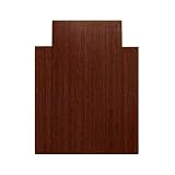 Anji Mountain Roll-Up Bamboo Chair Mat 36X48 (Dark Cherry) by 