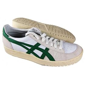 ASICS Court Star Mens White Green Athletic shoes