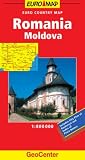 Romania GeoCenter Euro Map (GeoCenter Maps)