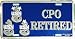 US Navy CPO Retired License Plate Image