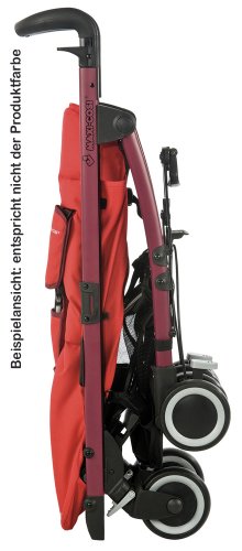 Imagen 2 de Maxi-Cosi 13043957 Mila - Silla de paseo con capota, protector para la lluvia y adaptador para el capazo, color naranja