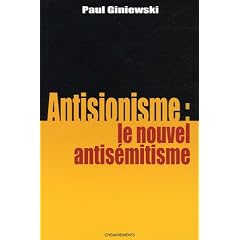 Antisionisme : le nouvel antis�mitisme