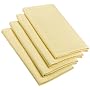DII Basics Butter Yellow Napkin Set of 4