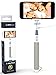 Premium Wired Selfie Stick for iPhone 5, 6, Samsung Galaxy - Takes Selfies in Seconds, Get Perfect HD Photos, Video, Operates Flash - No Apps, No Downloads, No Batteries Required