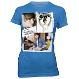 JUSTIN BIEBER T-SHIRTS - TODDLER TEES - JUSTIN BIEBER YOUTH SHIRTS - 4T TO 14/16 - JUSTIN BIEBER I LOVE BLUE YOUTH KIDS TEE