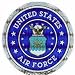 Kitchen & Housewares : Air Force Holographic Circle Decal