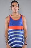 41D08Rg5mbL. SL160  Nixon The Retro Tank in Royal & Red,Tank Tops for Men
