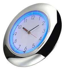 Neon Wall Clock with Changing Colors