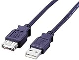 ELECOM USB�����P�[�u�� USB(A)�I�X-USB(A)���X 3.0m �u���b�N USB-EA3BK