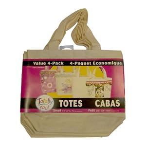 Loew-Cornell-LNB084-3636-Totally-You-Tote-Bag-Value-Pack-Natural