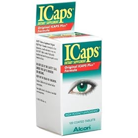 Alcon ICaps Multivitamin Eye Vitamin & Mineral Support, Coated Tablets , 100 tablets