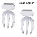 Supreme- Stainless Steel Salad Server- Hand Shape Design