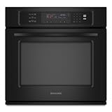 KitchenAid KEBS177SBL 27in Single Wall Oven - Black