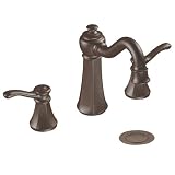 Buy Moen T6305ORB Vestige Two-Handle High Arc Bathroom Faucet without Valve, Oil... by Moen