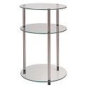 Glass 3 Tier Round Table
