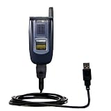 Classic Straight USB Cable for the Sanyo VM5500 with Power Hot Sync and Charge capabilities - Gomadic Brand w/ TipExchange Technology