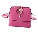 Outtop Women Messenger Bags Vintage Small Shell Leather Handbag Casual Bag (E)