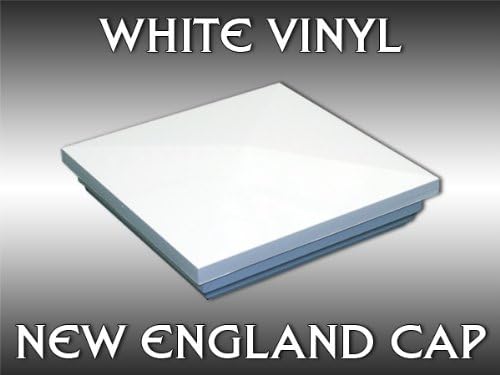 Tuscan Manufacturing4" White New England Vinyl Post Cap