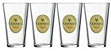 IMAGE OF Guinness 16-Ounce Stout Logo Pub Glass, Set of 4