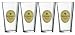 Guinness 16-Ounce Stout Logo Pub Glass, Set of 4