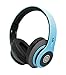 iJoy Matte Rechargeable Wireless Bluetooth Foldable Over Ear Headphones with Mic, Avatar