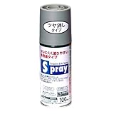 アサヒペン スプレー 100ml スチールグレー