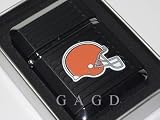 NFL CLEVELAND BROWNS BUTANE TORCH LIGHTER with TIN BOX