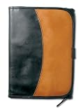 Tri-Fold Organizer Duo-Tone Black/Tan LG ( Bible and Book Cover)