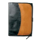 Click here to buy Tri-Fold Organizer Duo-Tone Black Tan LG ( Bible and Book Cover) by  Zondervan.