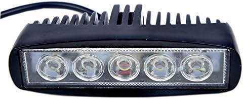 ZHEXUAN 15w 12v Spot Cree LED Fog High Power Driving Headlight Work Lamp for Jeep Cabin Boat Suv Truck Car Atvs Fishing Deck Light Bar