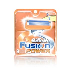 Gillette Fusion Power Razor Refill Cartridges Hair Removal Products