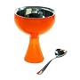 A di Alessi Big Love Ice Cream Bowl & Spoon, Orange, (AMMI01S O)