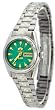 Orient #BNQ1X003N Women's Tri Star Light Green Dial Automatic Watch