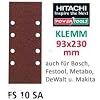 Hitachi Schleifpapier SP f. Klemm Schwingschleifer 93x230 K100